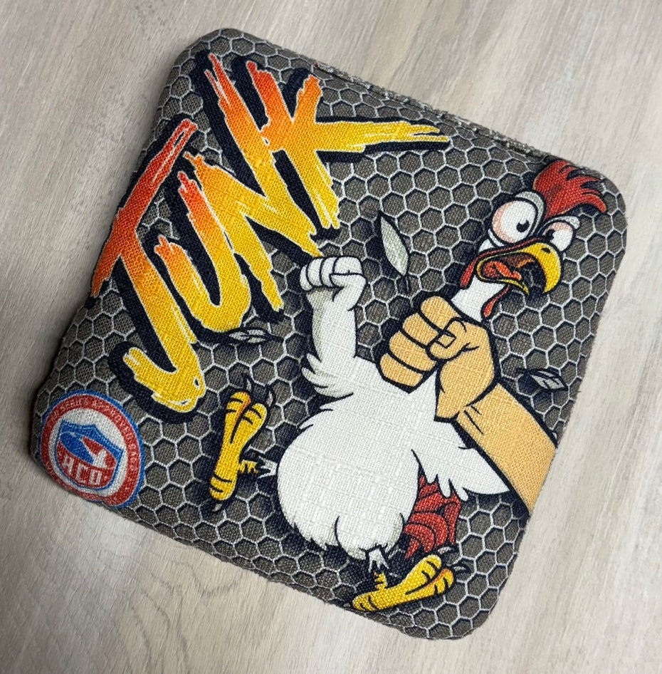 JuNK “Chicken” ACO Stamped Cornhole Bags
