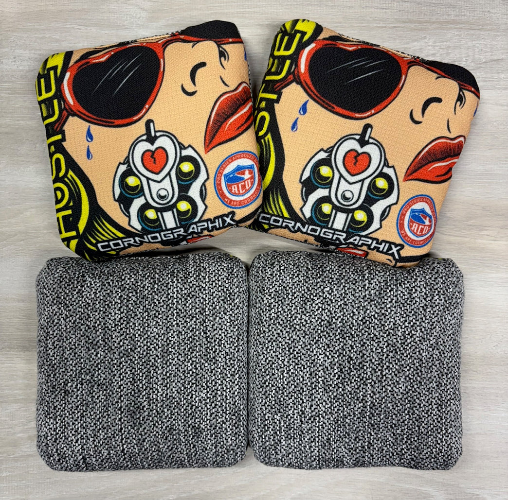 Hustle "Heartbreak" Cornhole Bags