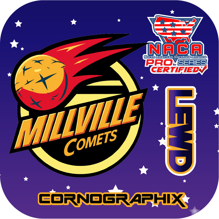NACA Millville Comets Cornhole Bags