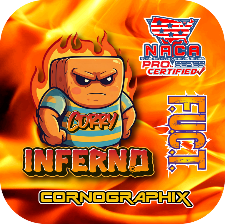 NACA Curry Inferno Cornhole Bags