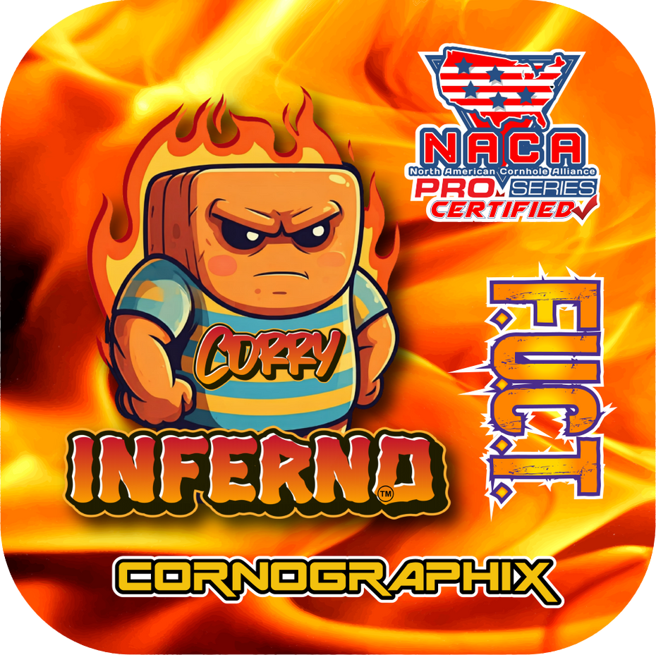 NACA Curry Inferno Cornhole Bags