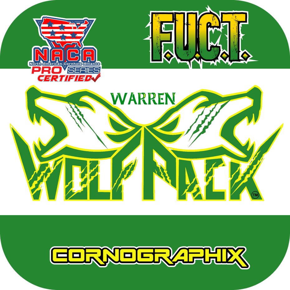 NACA Warren Wolfpack Cornhole Bags
