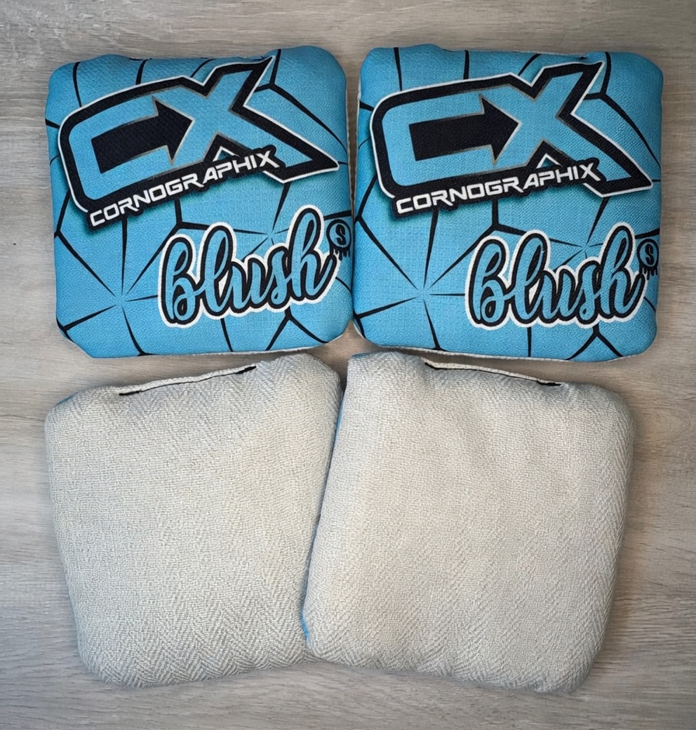 Edge (Blue) cornhole bag