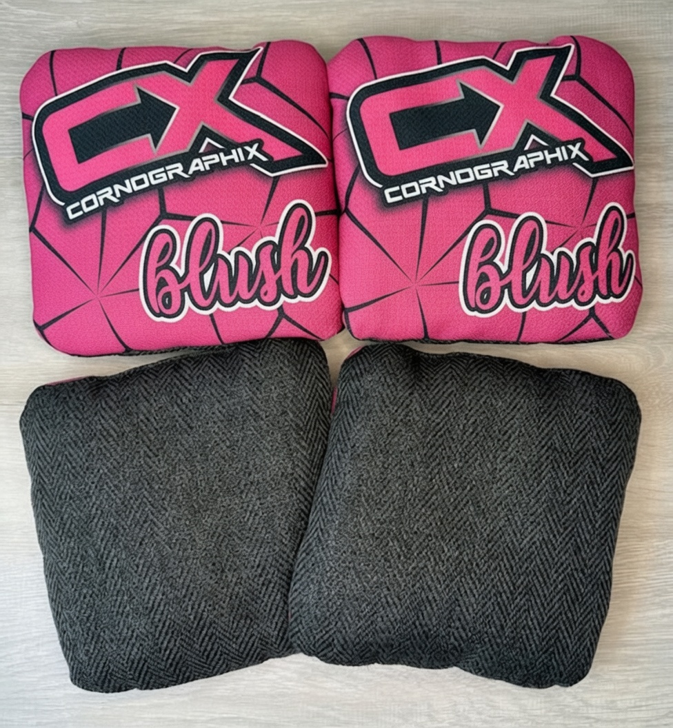 Edge (Pink) cornhole bag