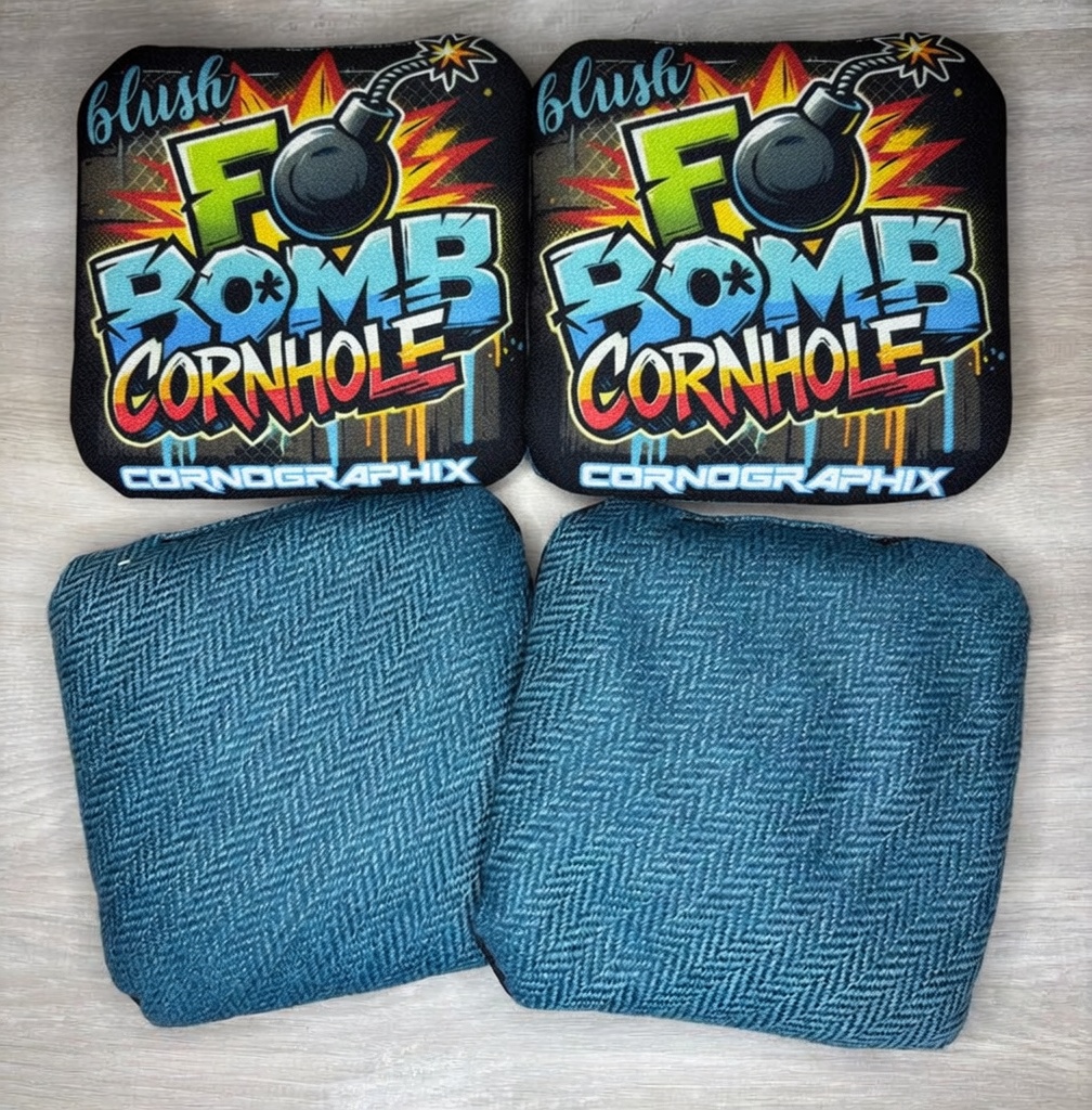 F Bomb cornhole bag