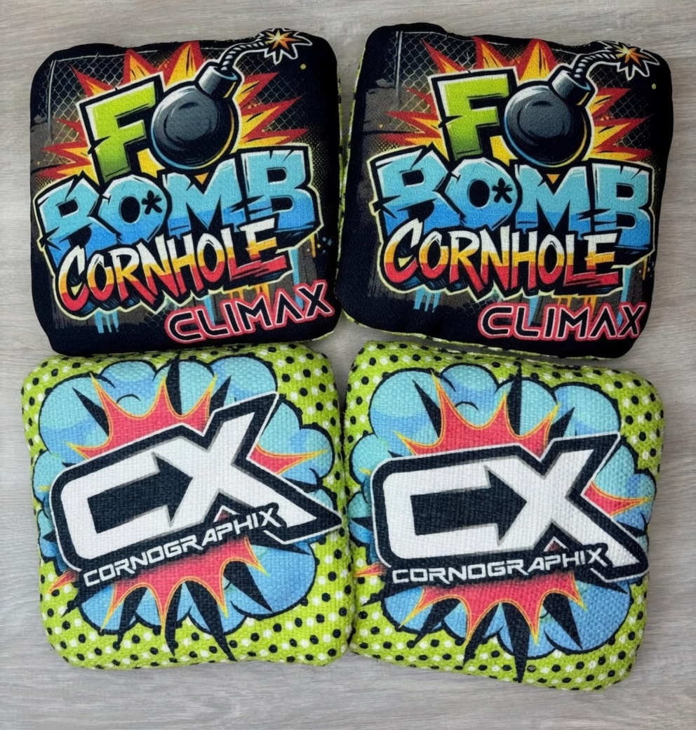 F Bomb cornhole bag