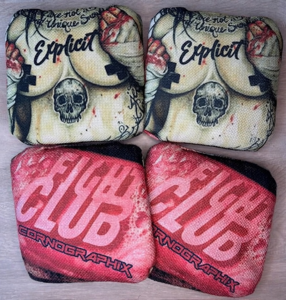 Fight Club cornhole bag