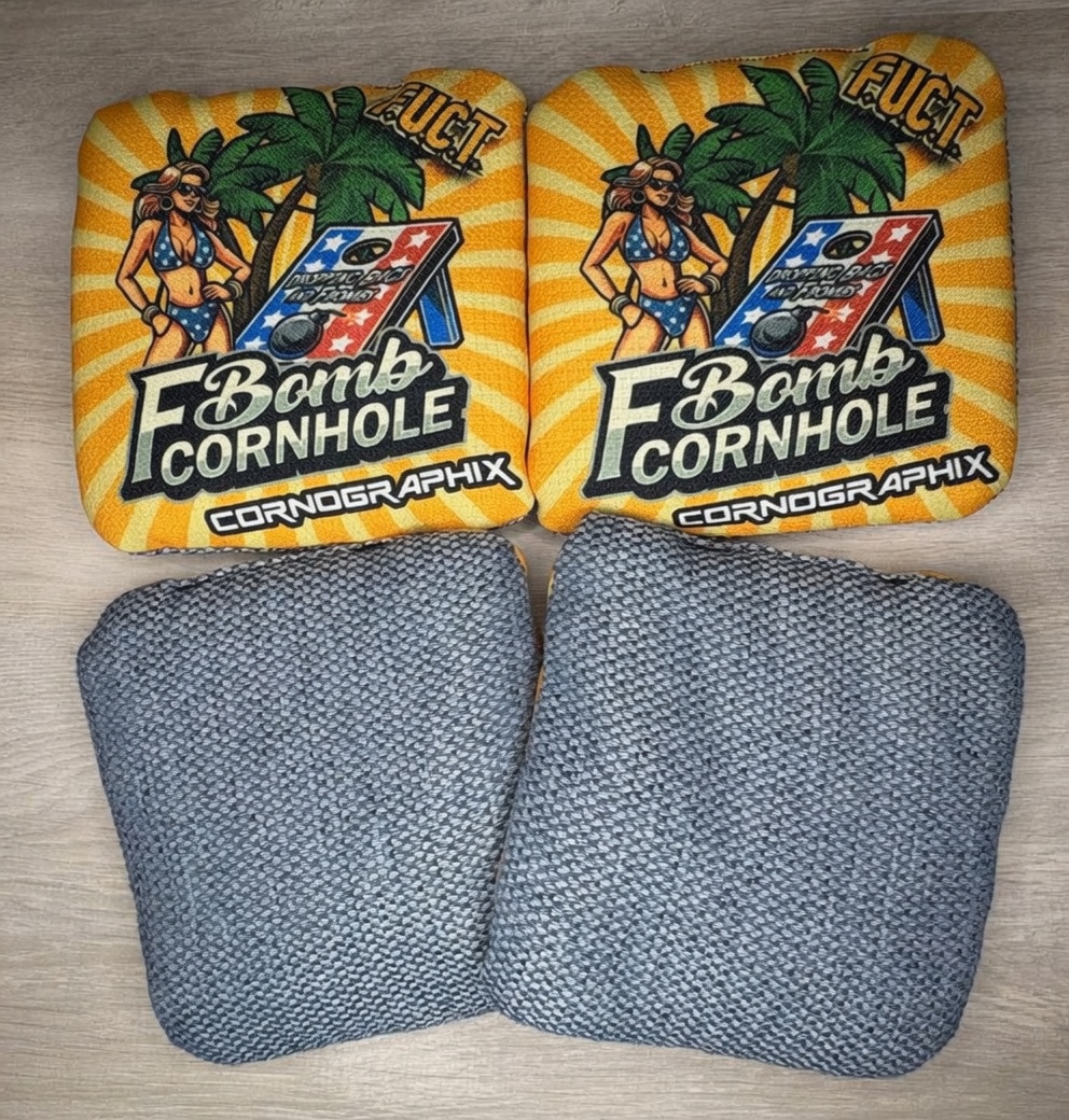 F Bomb cornhole bag