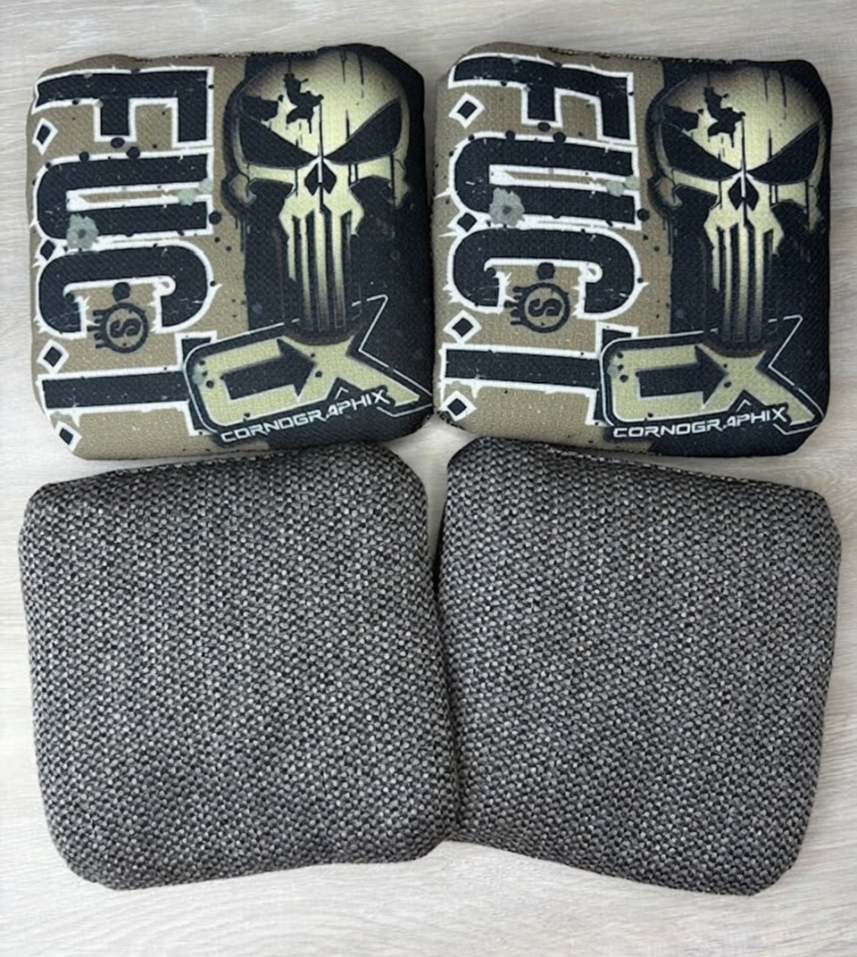 Punisher cornhole bag