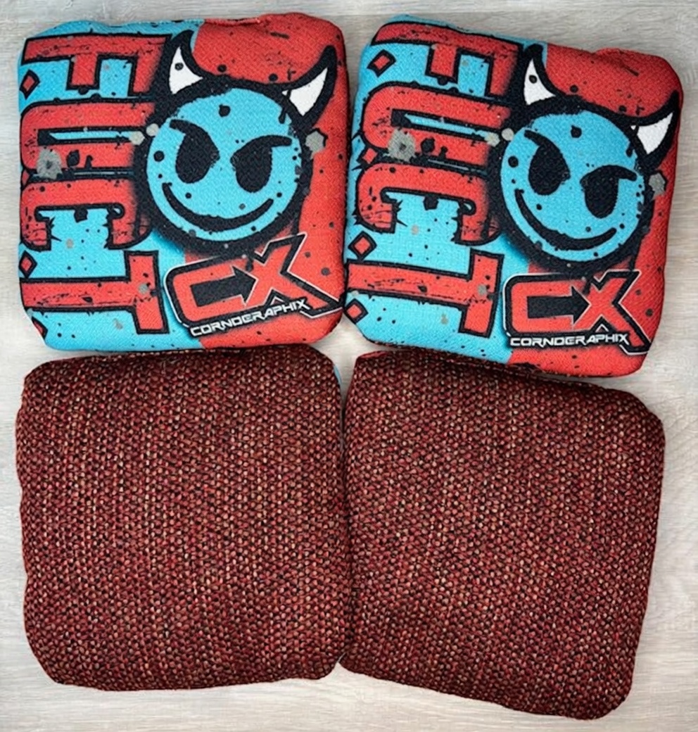 Retro cornhole bag
