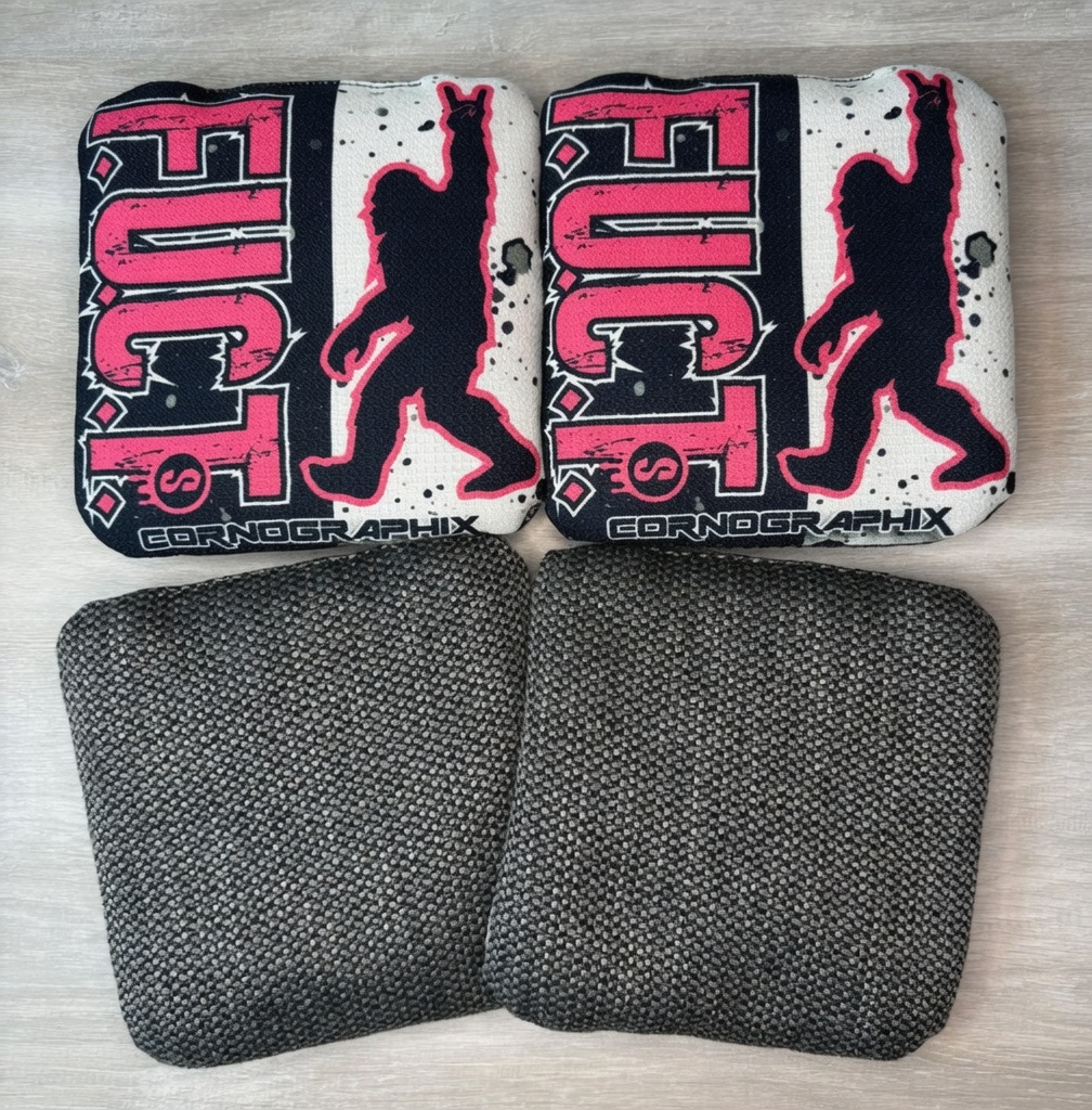 Yeti (Pink) cornhole bag