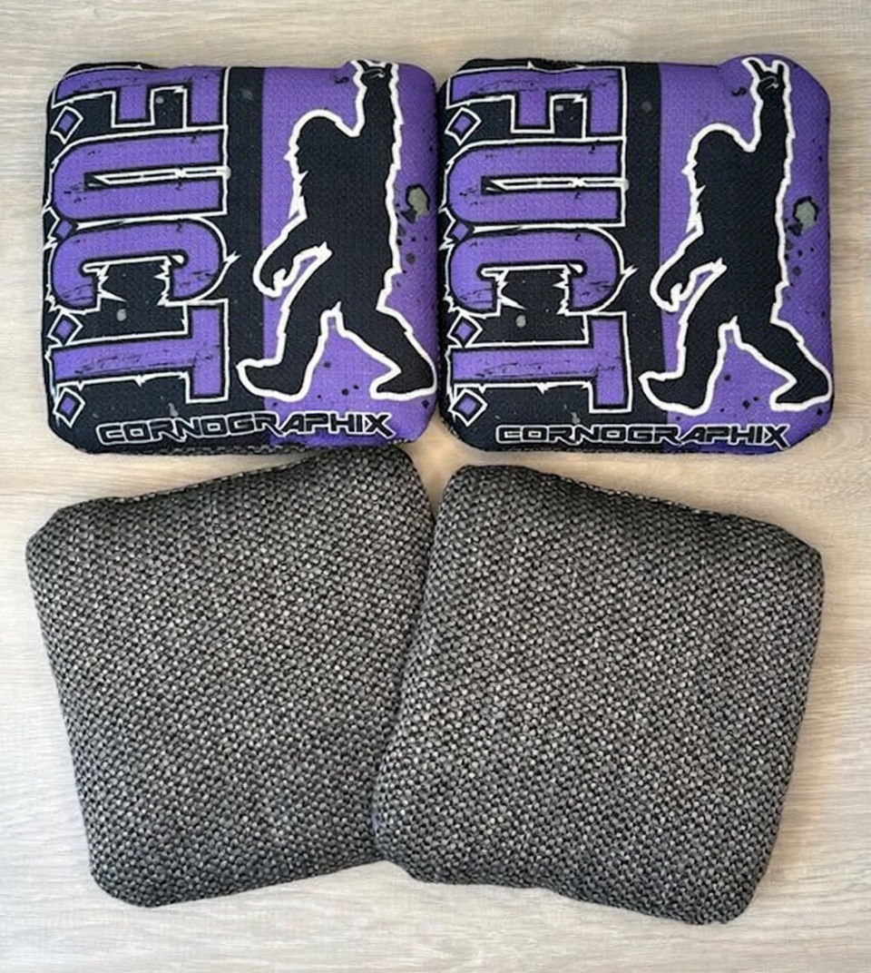 Yeti (Purple) cornhole bag