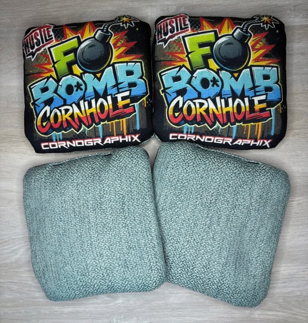 F Bomb cornhole bag