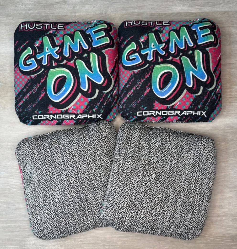 Game On cornhole bag