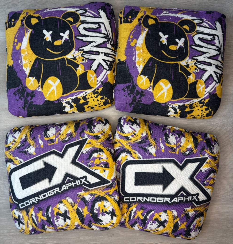 Bad Teddy cornhole bag