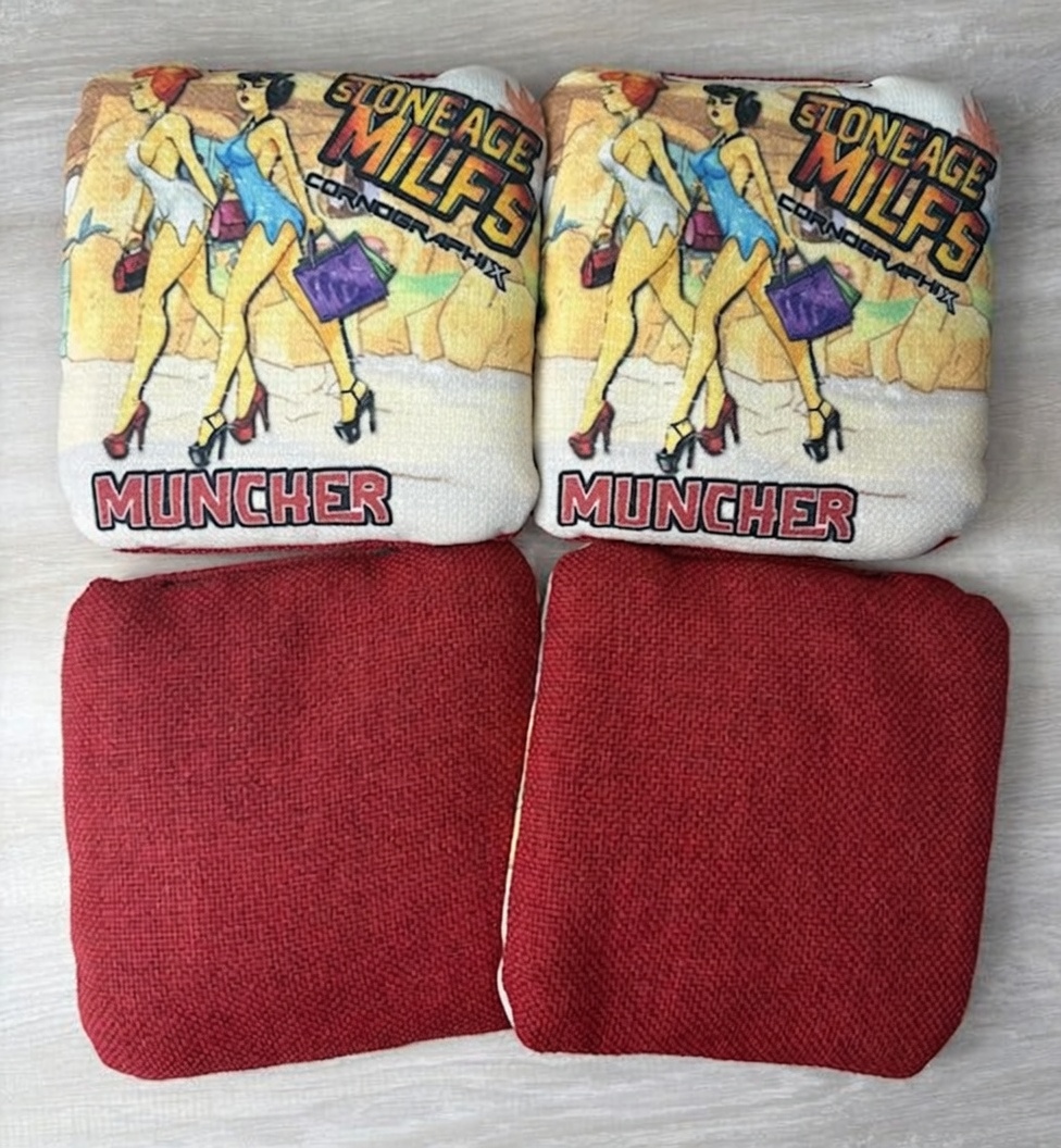 Stoneage MILFs cornhole bag