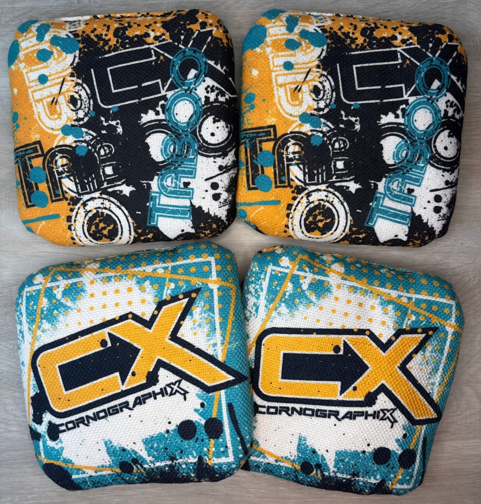 Splash cornhole bag